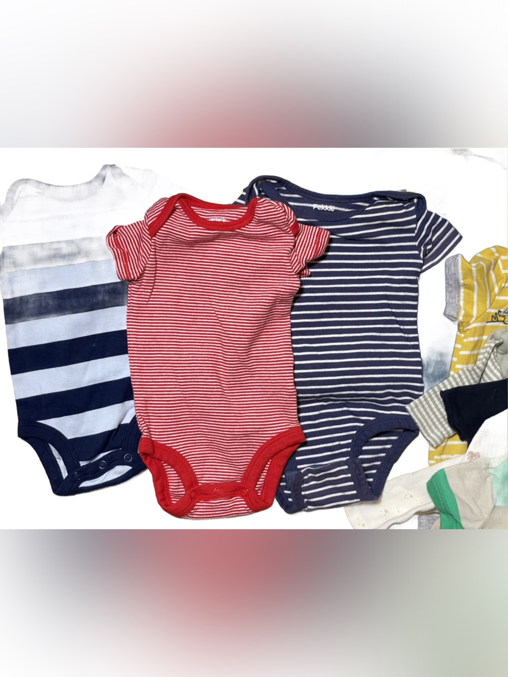 BABY BUNDLE - 19 Pieces - 3-6 Months Rabbit Bear, North Face, Carter’s, Old Navy - Picture 8 of 15